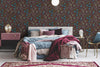 Floral Impression Burgundy Wallcovering | AS Creation