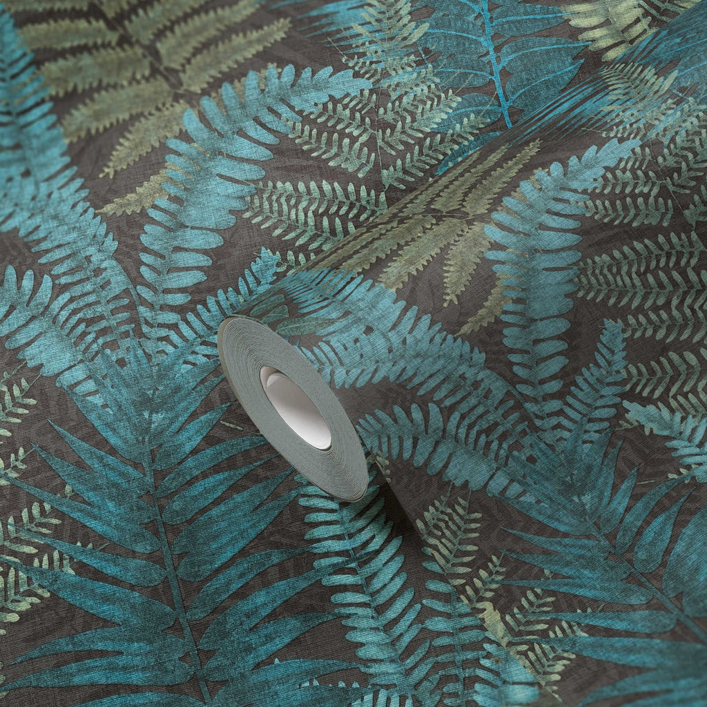 Famous Garden Charcoal Wallcovering | AS Creation