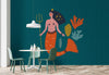 Walls By Patel 3 Turquoise Wallcovering | AS Creation