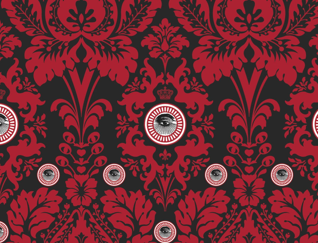 Bond's Seeing Eye - Whites - Pattern Design Lab