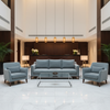 Kralendijk - Blue Moon Upholstered Sofa | Architectural Fabrics