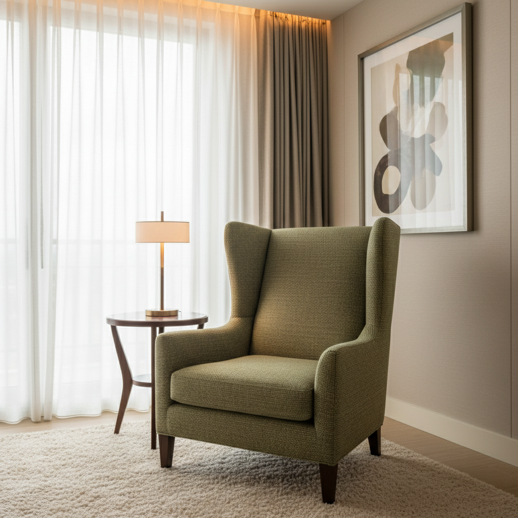 St. Eustatius - Stem Upholstered Chair | Architectural Fabrics