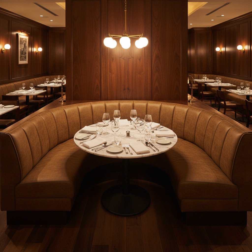 Kralendijk - Canyon Upholstered Banquette | Architectural Fabrics