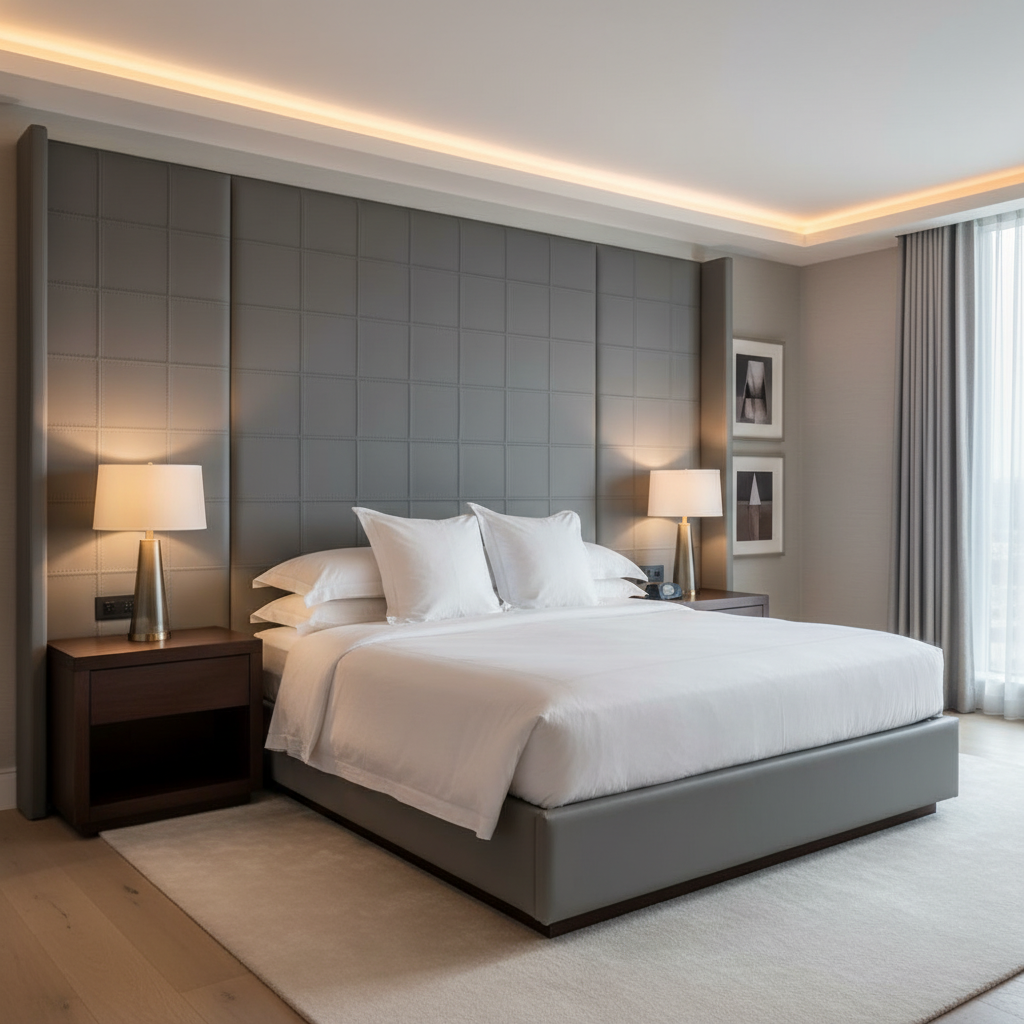 Puerto Plata - Neptune Upholstered Headboard | Architectural Fabrics