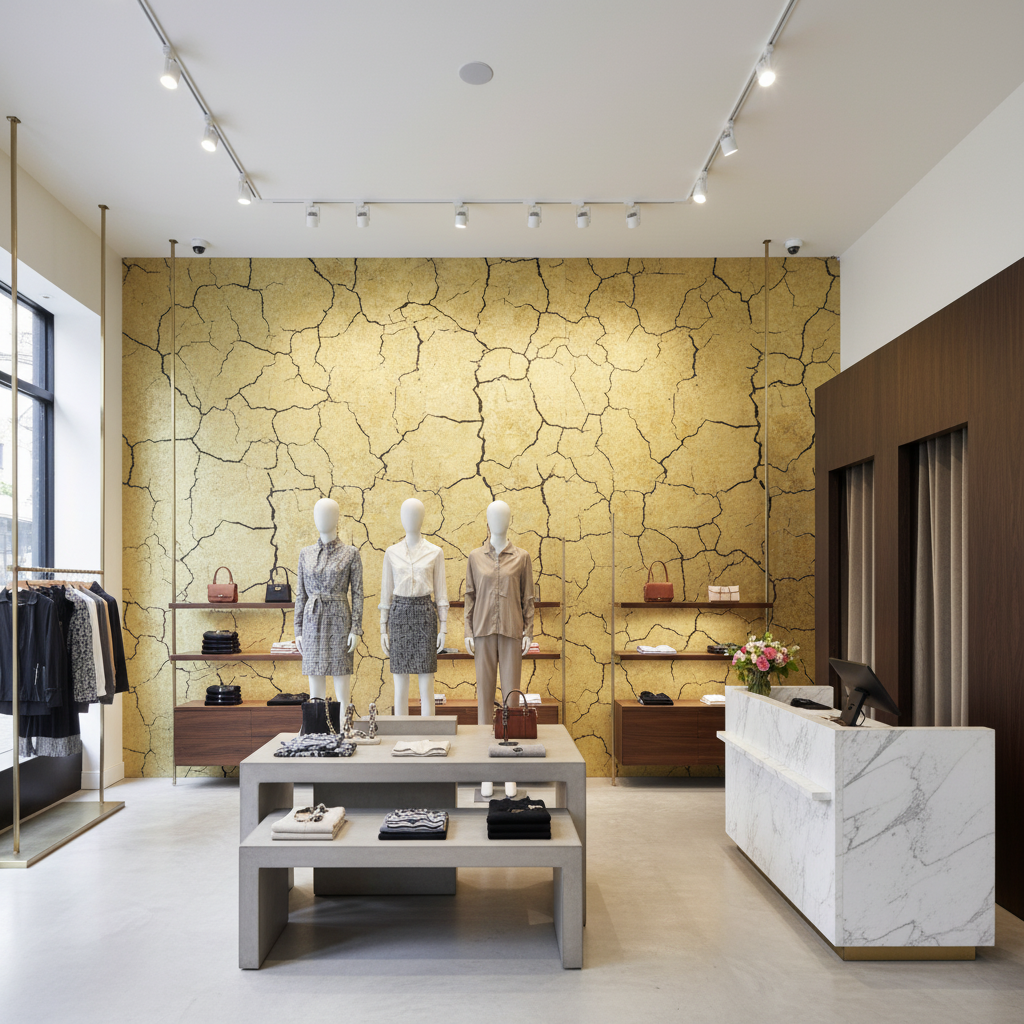 Montpelier | Hollywood Wallcoverings - Retail Showroom commercial room setting