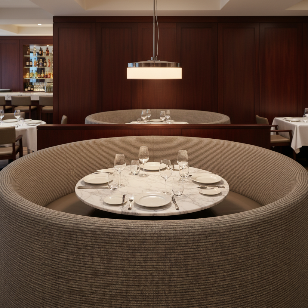 Trade Wind - Pitch Upholstered Banquette | Architectural Fabrics