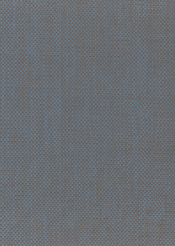 Darien-Heavy Navy Paper Weave Wallcovering | Phillipe Romano