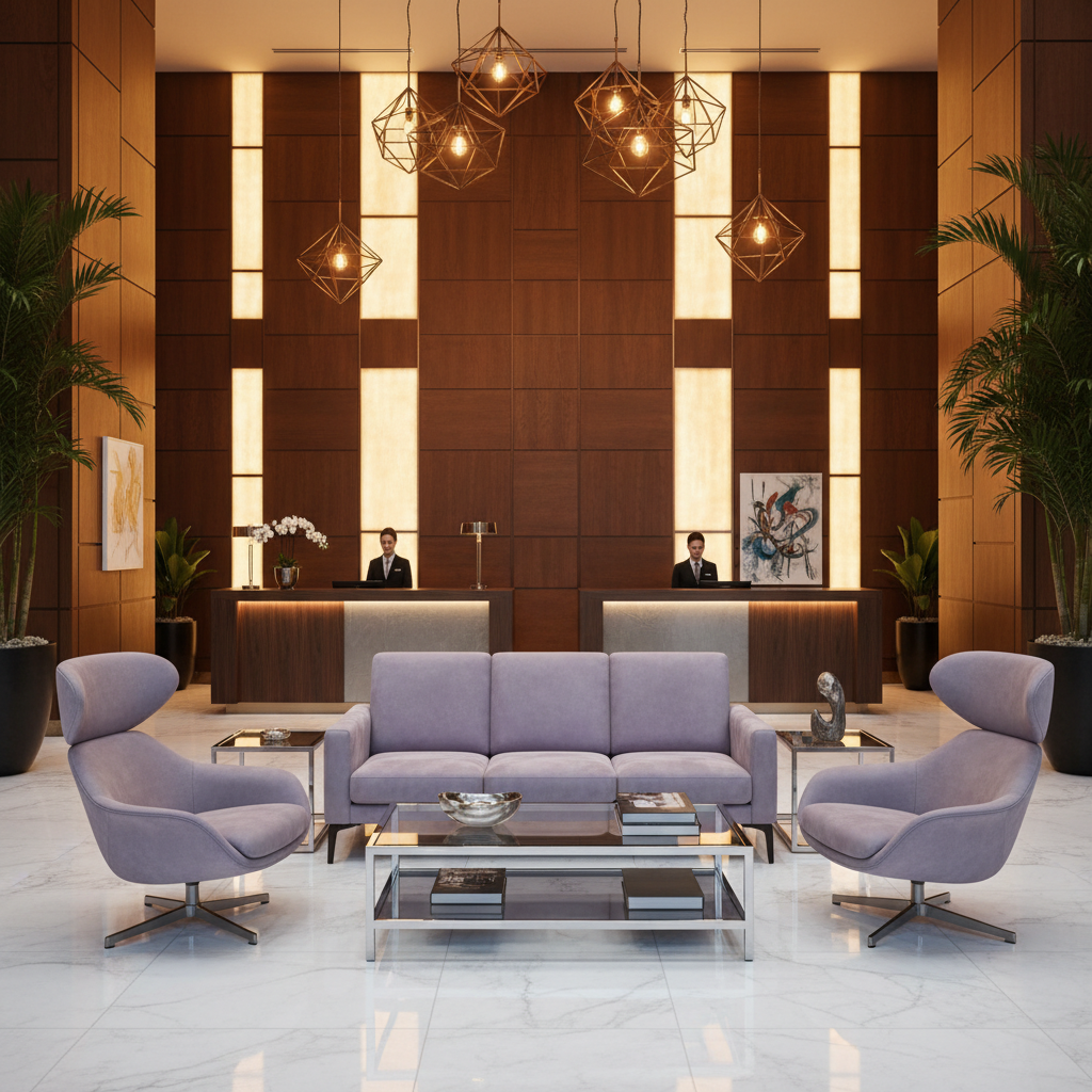 Ultrasuede  Lilac  Purple, Grey Upholstered Sofa | Ultrasuede Upholstery