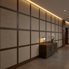 Fine Woven Texture Muted Taupe Upholstered Wall Panel | Architectural Fabrics