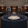 Virgin Gorda - Aqua Upholstered Banquette | Architectural Fabrics