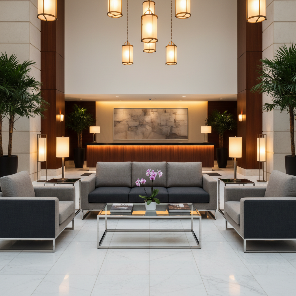 Oilville Slate Upholstered Sofa | Architectural Fabrics