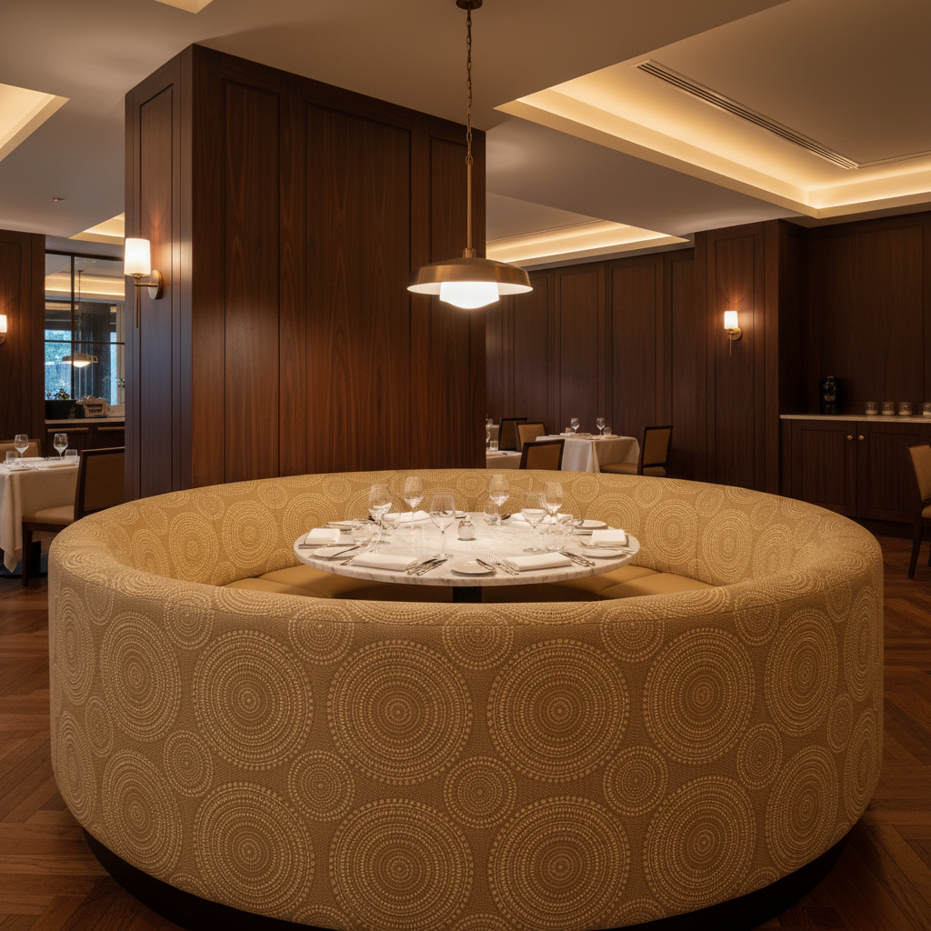 Virgin Gorda - Bamboo Upholstered Banquette | Architectural Fabrics