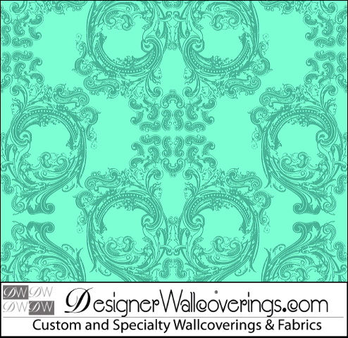 Noah's Baroque Skulls Wallcovering | DW Bespoke Studios