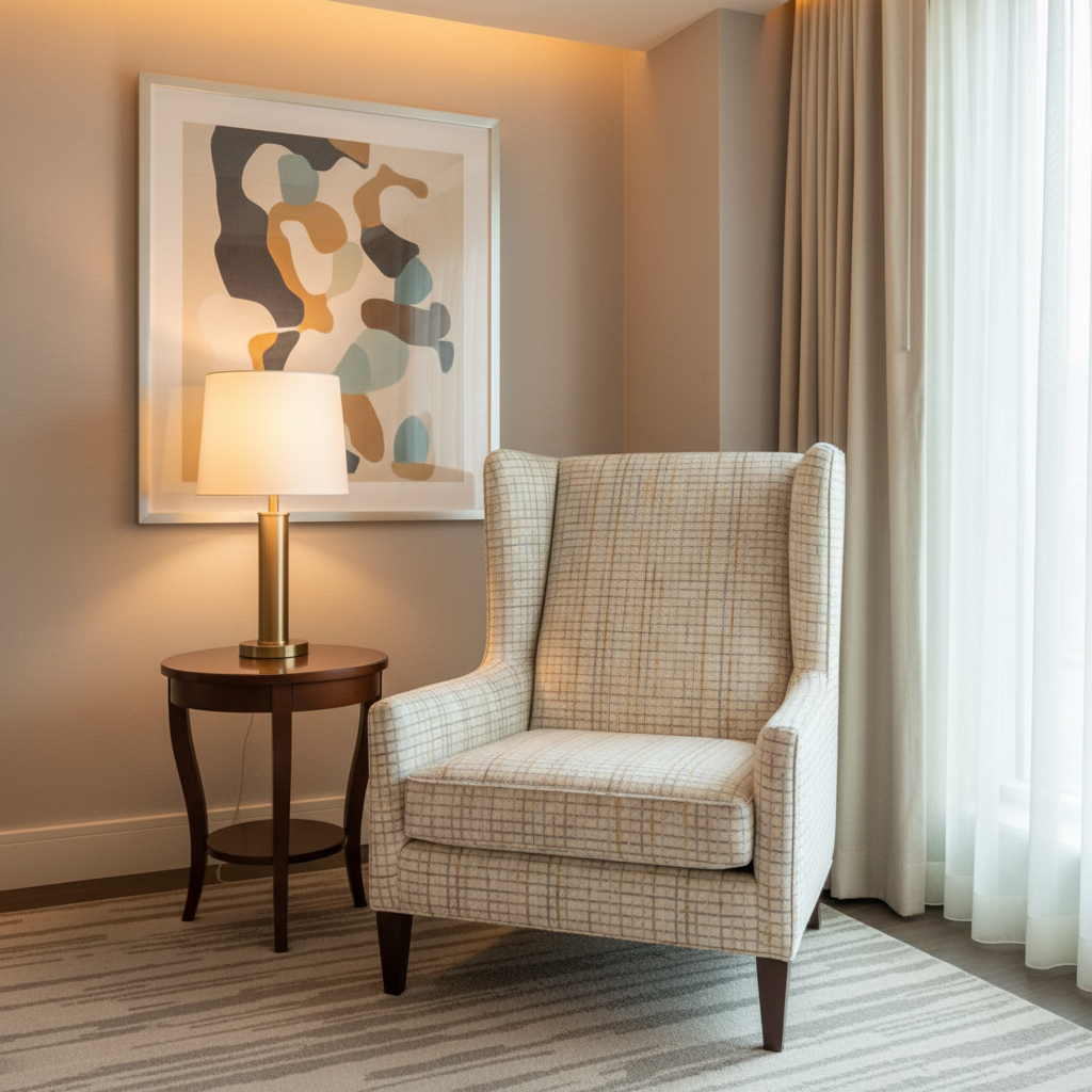 Stingray City - Cashew Upholstered Chair | Architectural Fabrics