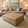 Trunk Bay - Marsh Upholstered Ottoman | Architectural Fabrics