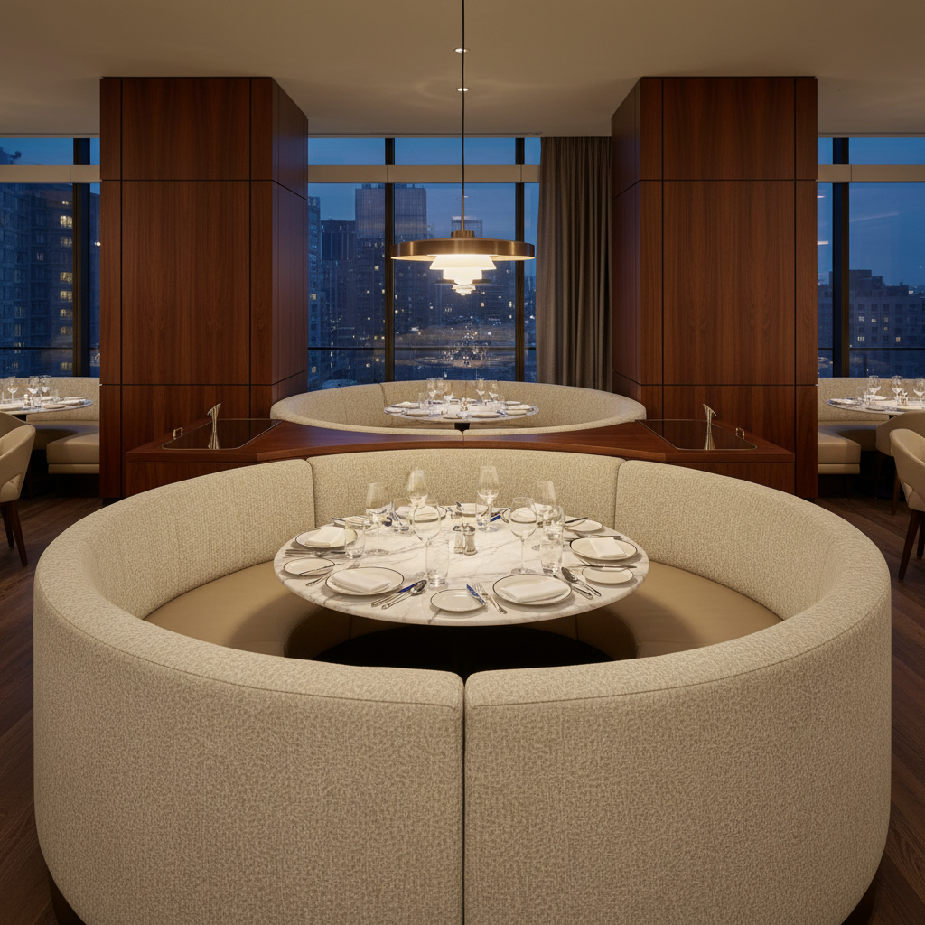 Punch Bowl - Pavlova Upholstered Banquette | Architectural Fabrics