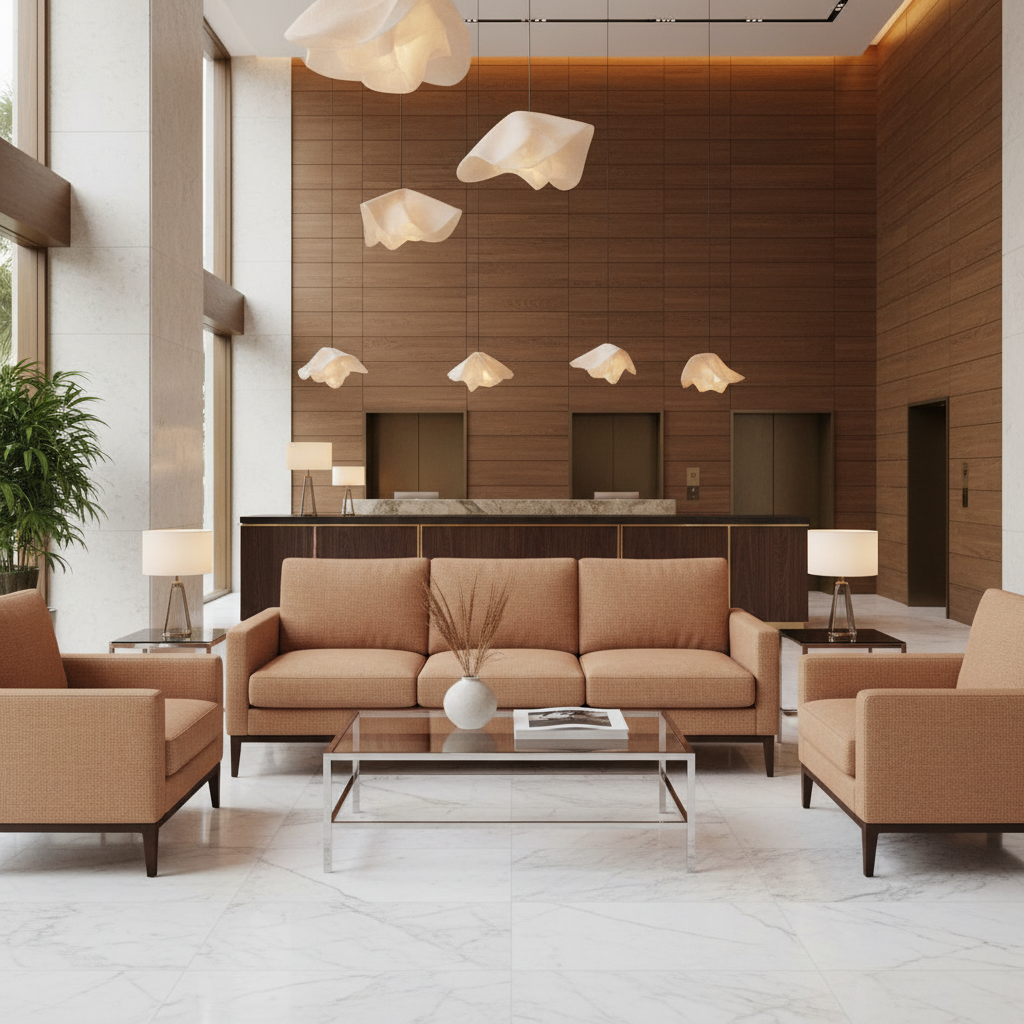 Savannah Bay - Clay Upholstered Sofa | Architectural Fabrics