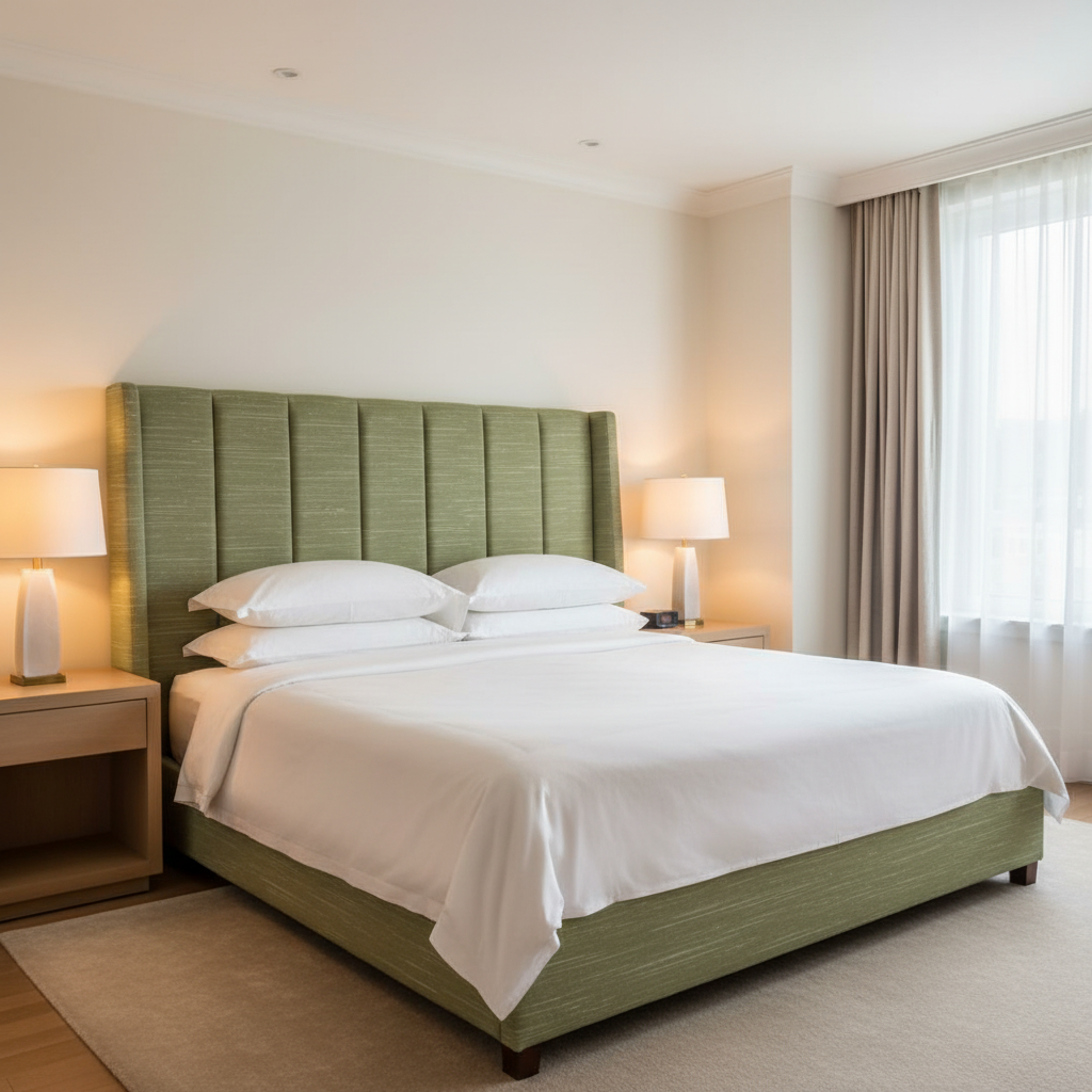 Tradewind Trace - Sprout Upholstered Headboard | Architectural Fabrics