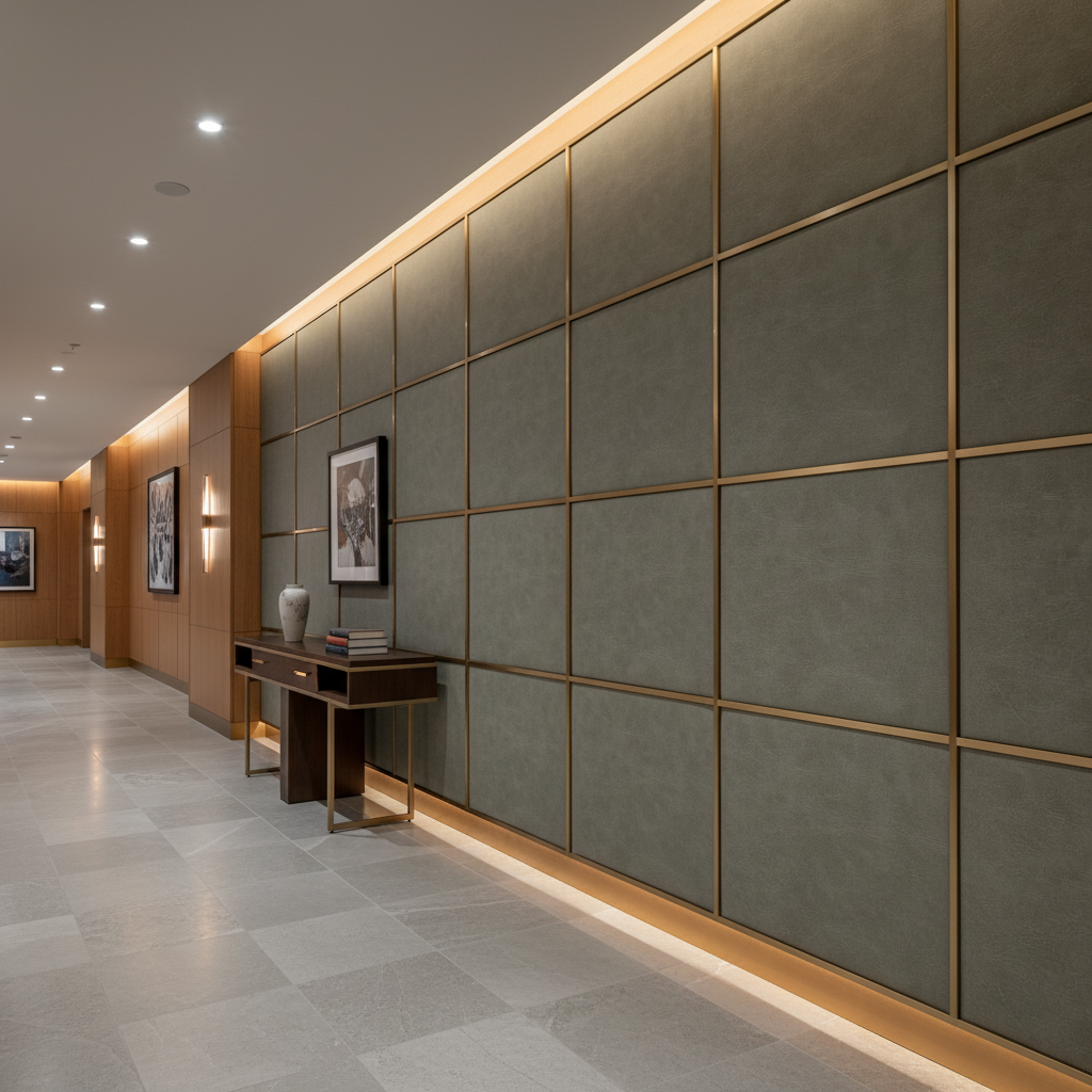 Runaway Bay - Forest Upholstered Wall Panel | Architectural Fabrics
