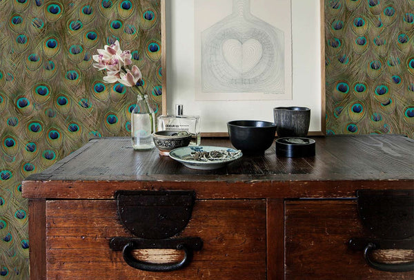Prado Peacock Feather Print | Coordone Europe