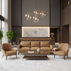 Algiers - Tawny Performance Vinyl Upholstered Sofa | Architectural Fabrics