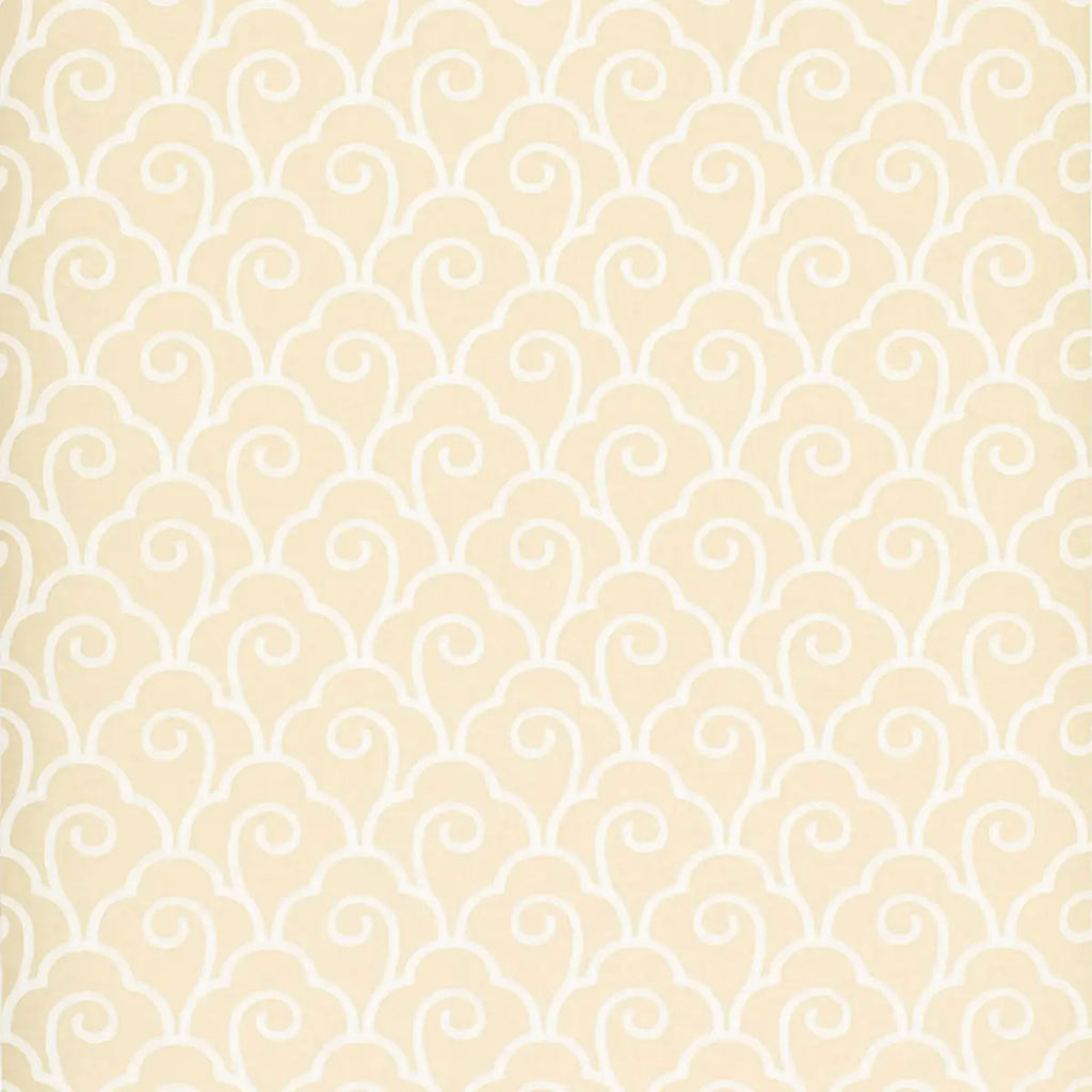 Scallop Filigree - Cream Wallpapers