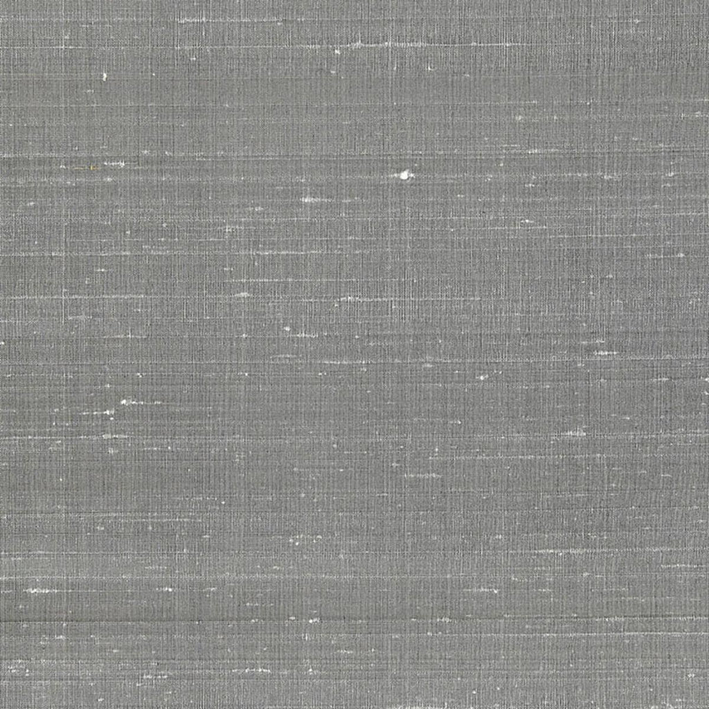 Schumacher Shijin Silk Silver Wallpaper by Schumacher