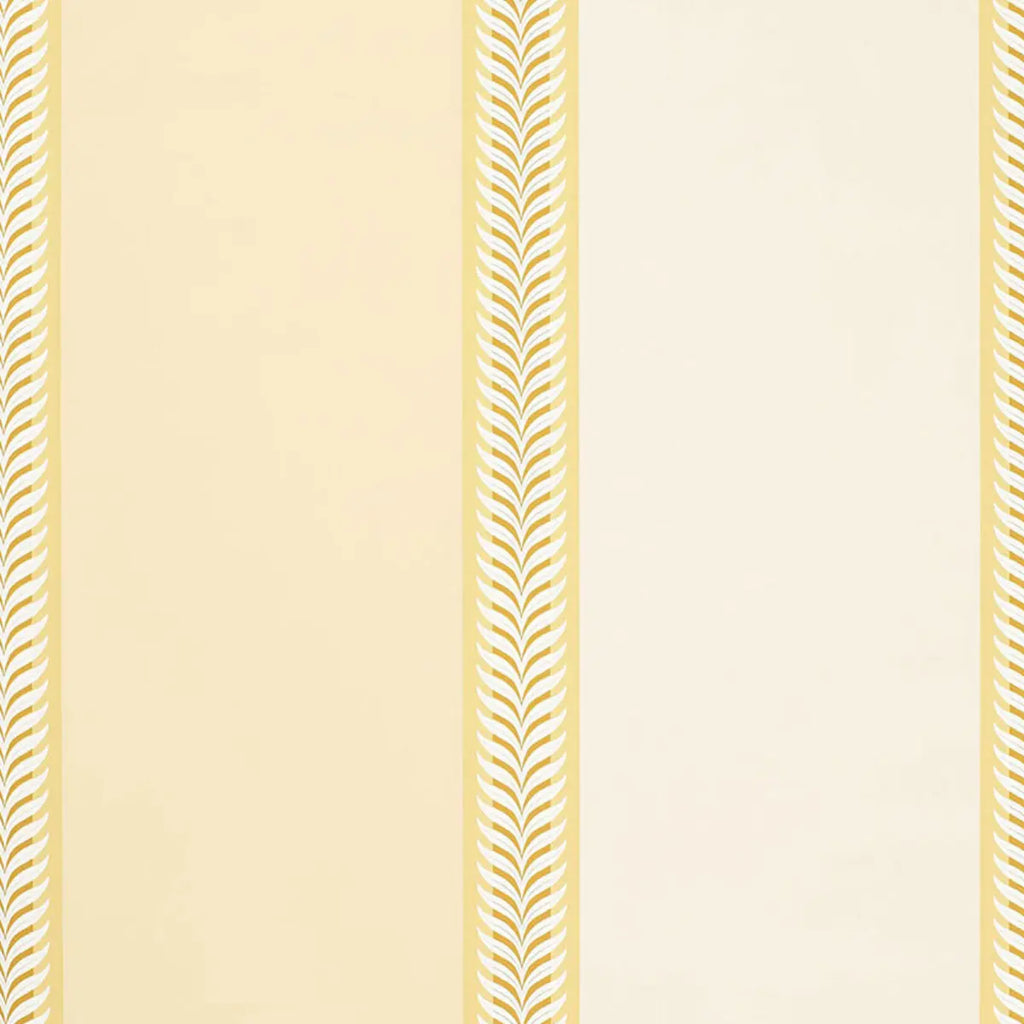 Valais Stripe - Soft Yellow Wallpapers