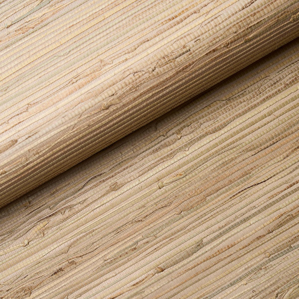 Nami Rushcloth Cork | Schumacher Wallpaper