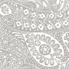 Paisley Print - Grey Wallpapers