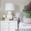 Twig Stripe Cirrus Room Setting | Schumacher Wallpaper
