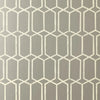 Modern Trellis - Silver Wallpapers