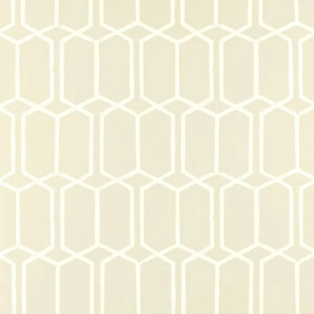 Modern Trellis - Alabaster Wallpapers