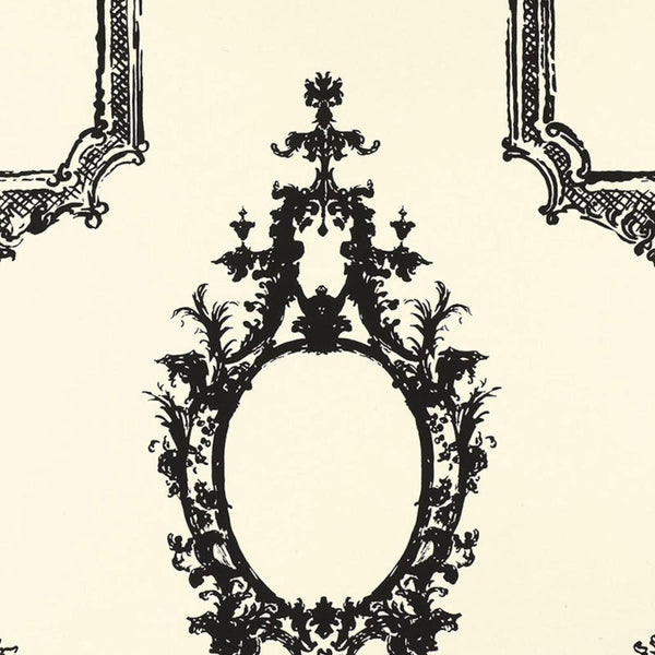 Go Baroque - Ivory Wallcovering | Schumacher