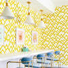 Zimba Citrine Room Setting | Schumacher Wallpaper