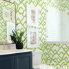 Zimba Lawn Room Setting | Schumacher Wallpaper