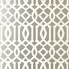 Imperial Trellis - Silver Wallpapers