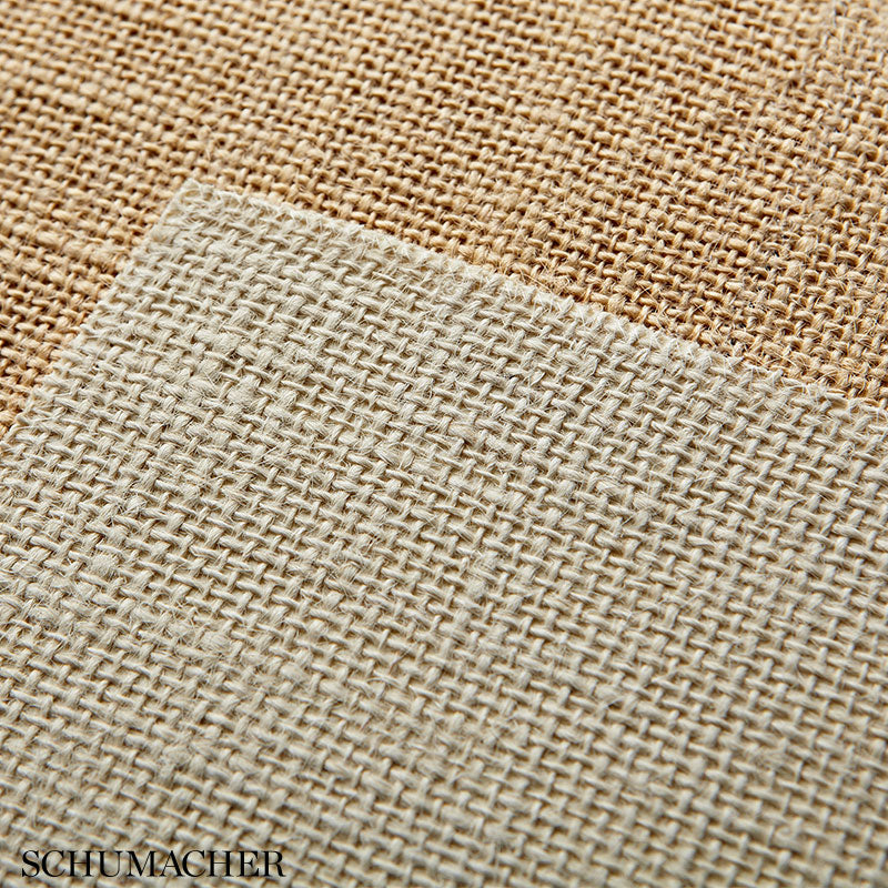 Schumacher Adhafera Ground Oatmeal Wallpaper by Schumacher