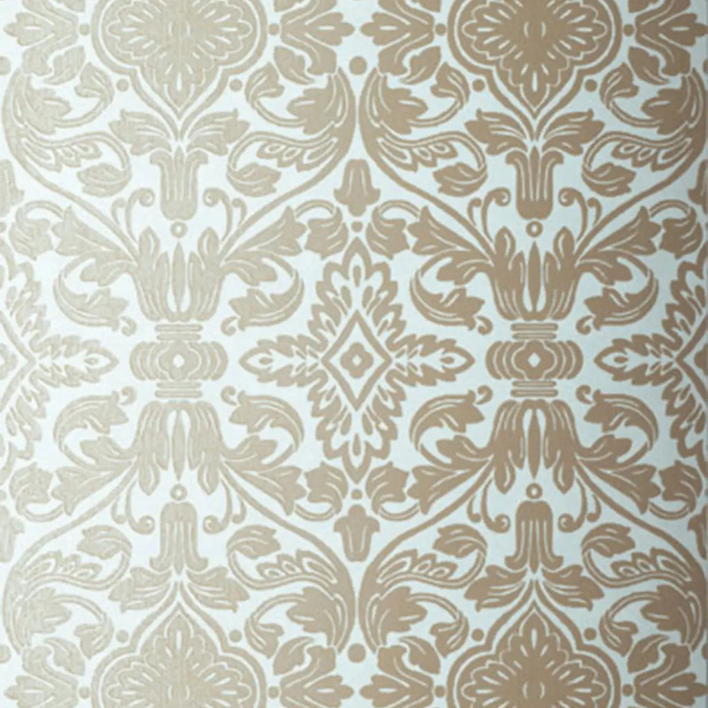 Varenna Damask - Robin's Egg Wallpapers