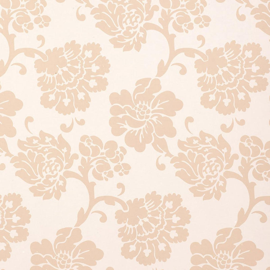 Schumacher Albero Floreale Damask Grey Wallpaper by Schumacher