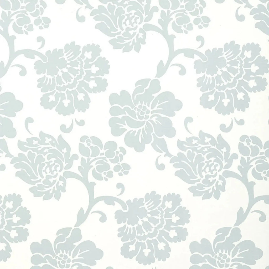 Albero Floreale Damask - Aqua Wallpapers