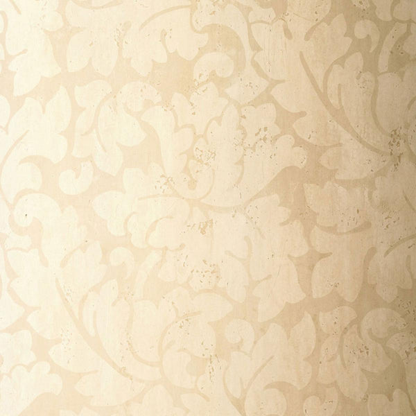 Tolomei Damask - Cream Wallcovering | Schumacher