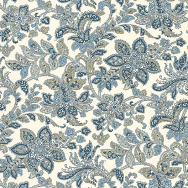 Corsini Paisley - Porcelain Wallcovering | Schumacher
