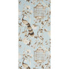 Oiseaux Et Fleurs Mineral Room Setting | Schumacher Wallpaper