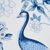 Oiseaux Et Fleurs Porcelain Room Setting | Schumacher Wallpaper
