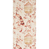 Oiseaux Et Fleurs Cinnabar Room Setting | Schumacher Wallpaper