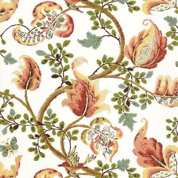 Fox Hollow - Ivory Wallcovering | Schumacher