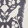 Chenonceau Charcoal Room Setting | Schumacher Wallpaper