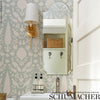 Chenonceau Sky Room Setting | Schumacher Wallpaper