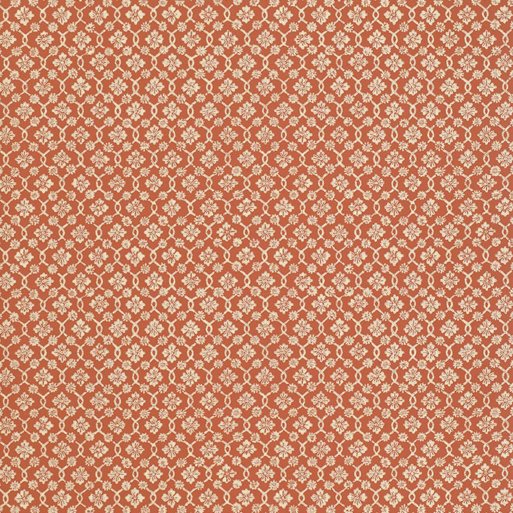Schumacher Harbury Trellis Sepia Wallpaper by Schumacher